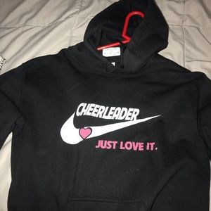 Cheerleader just love it hoodie